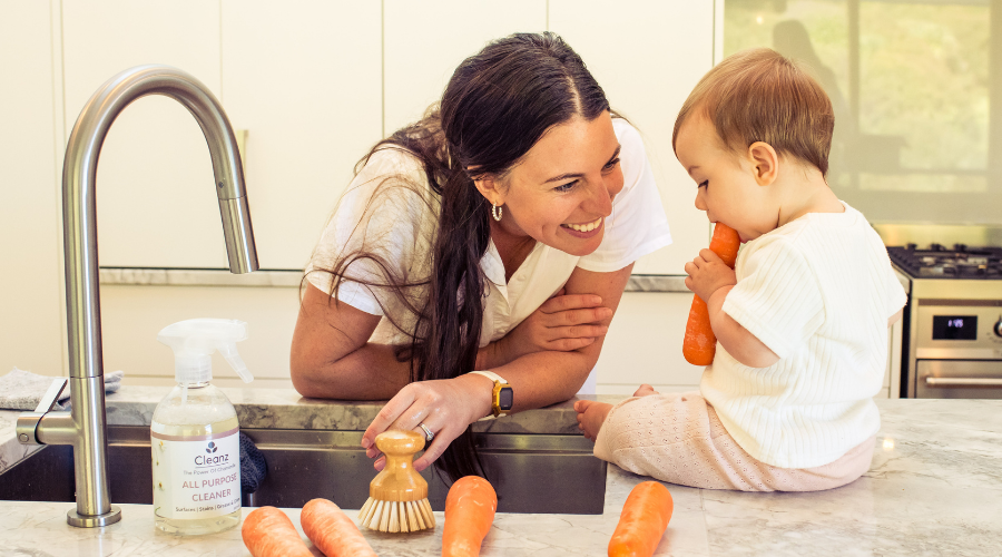 Non-toxic safe produce wash