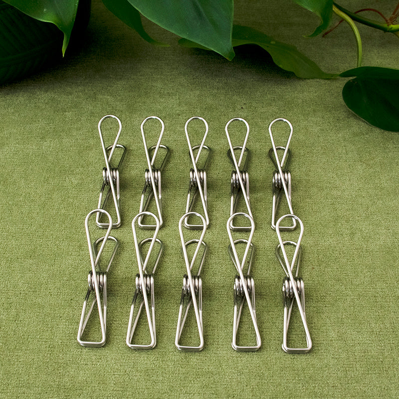 Stainless Steel Clothes Pegs, Eco-Friendly Laundry Solution