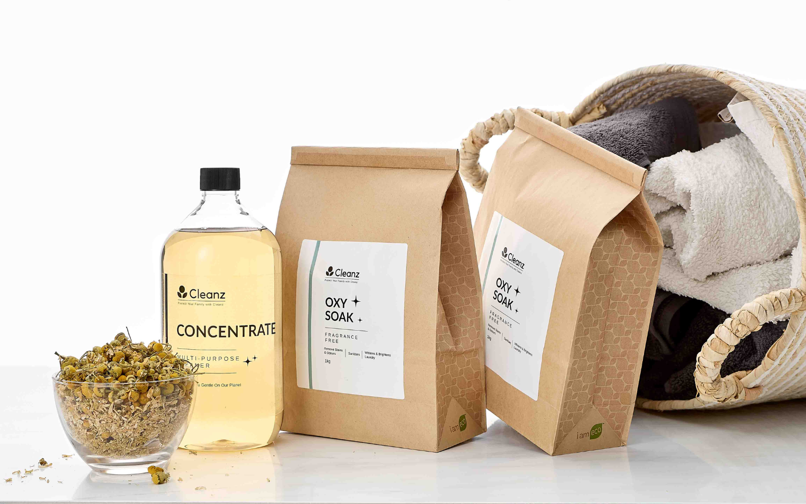 CLEANZ Double Oxy Laundry Essentials Refill Kit